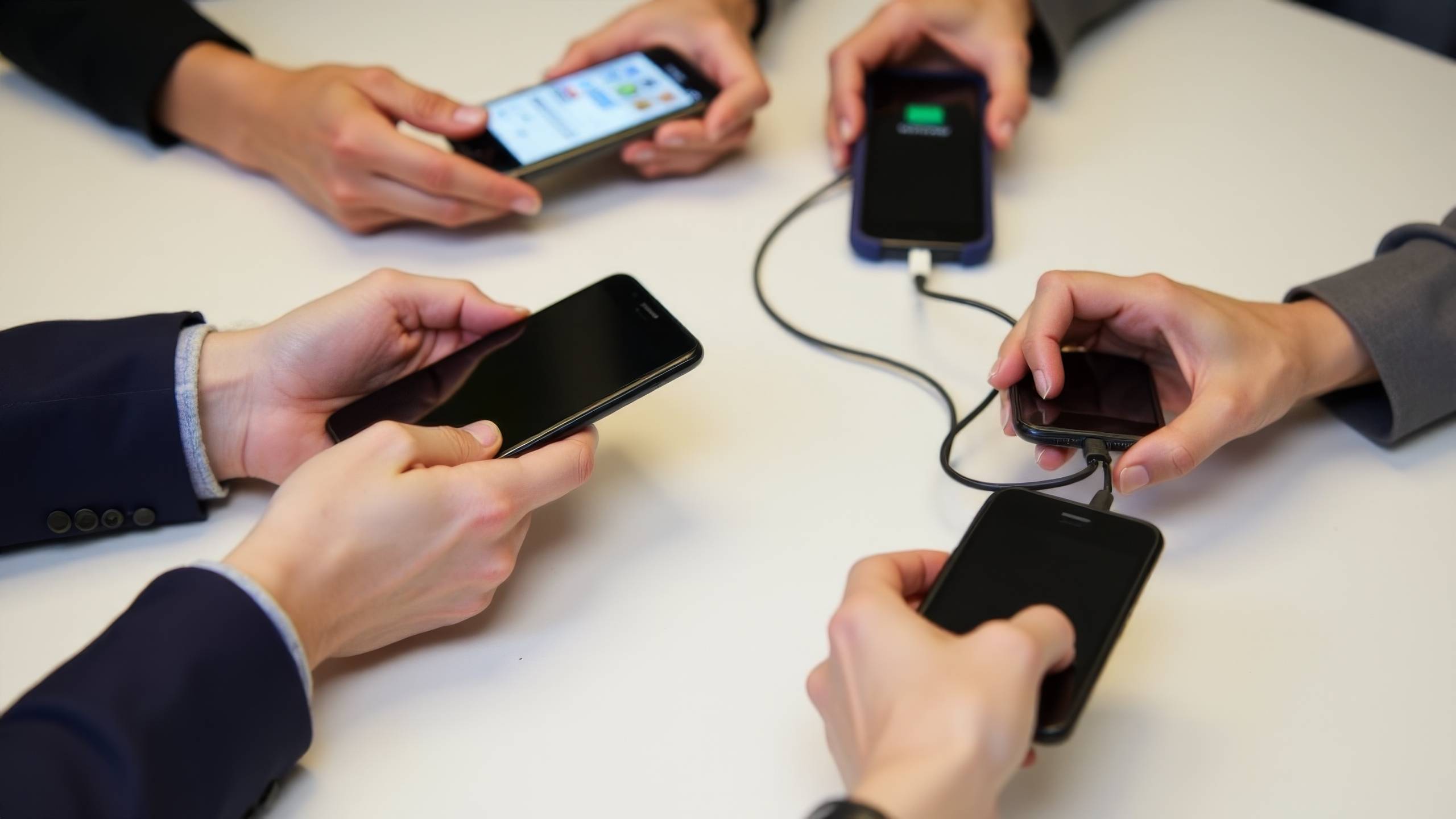 Persona anziana che utilizza facilmente un dispositivo di ricarica